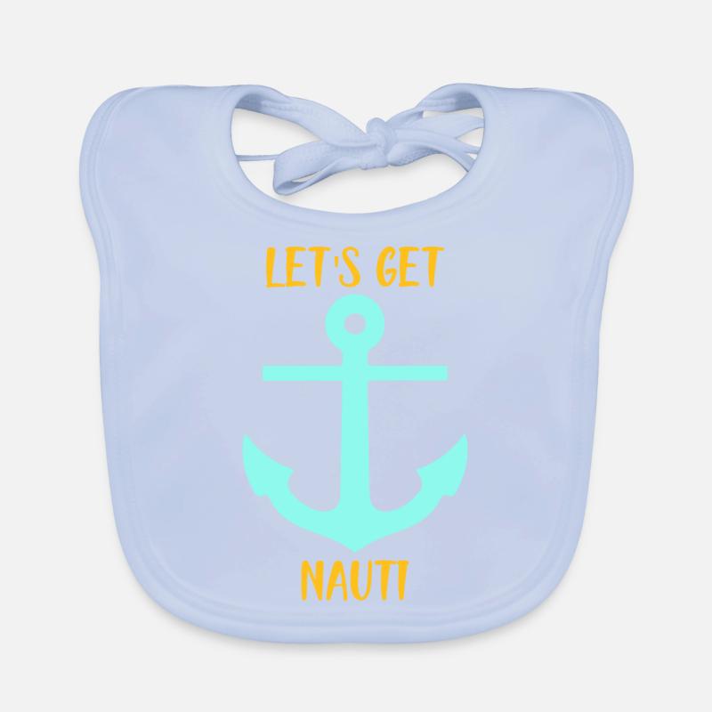 LET'S GET NAUTI - ALLONS EN BÂTEAU Bavoir bio Bébé