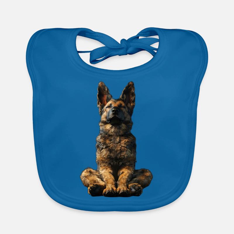 German Shepherd Organic Baby Bibs