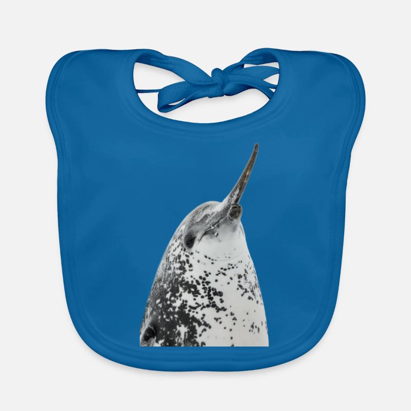 Narwhal Organic Baby Bibs
