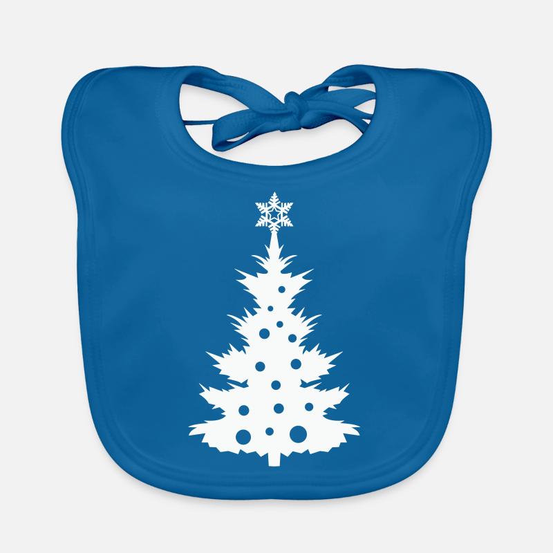 Weihnachtsbaum Baby Bio-Lätzchen