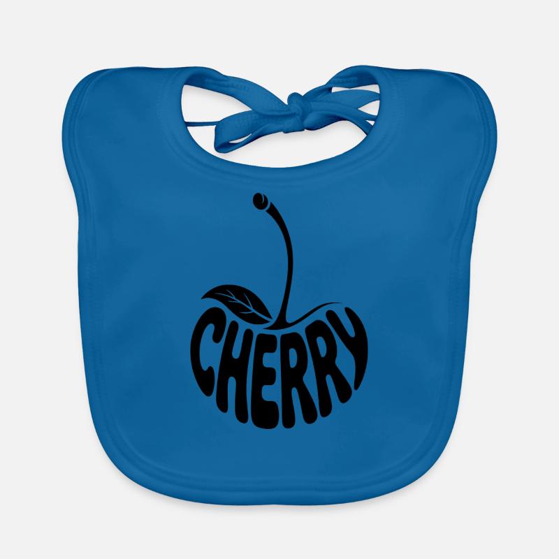 Cerise - Logo de fruit cool Bavoir bio Bébé