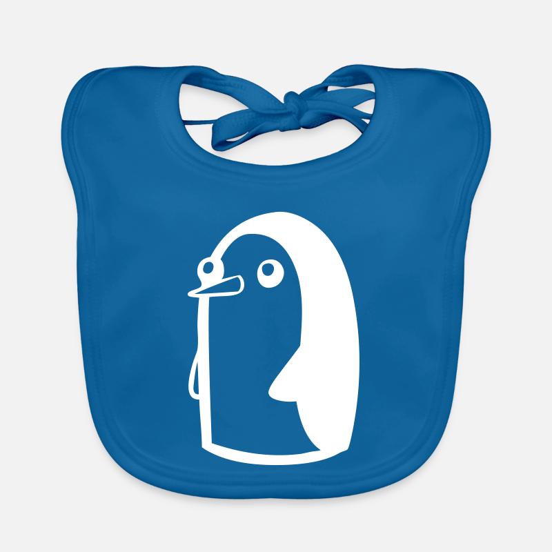 Süßer Pinguin Comic Baby Bio-Lätzchen