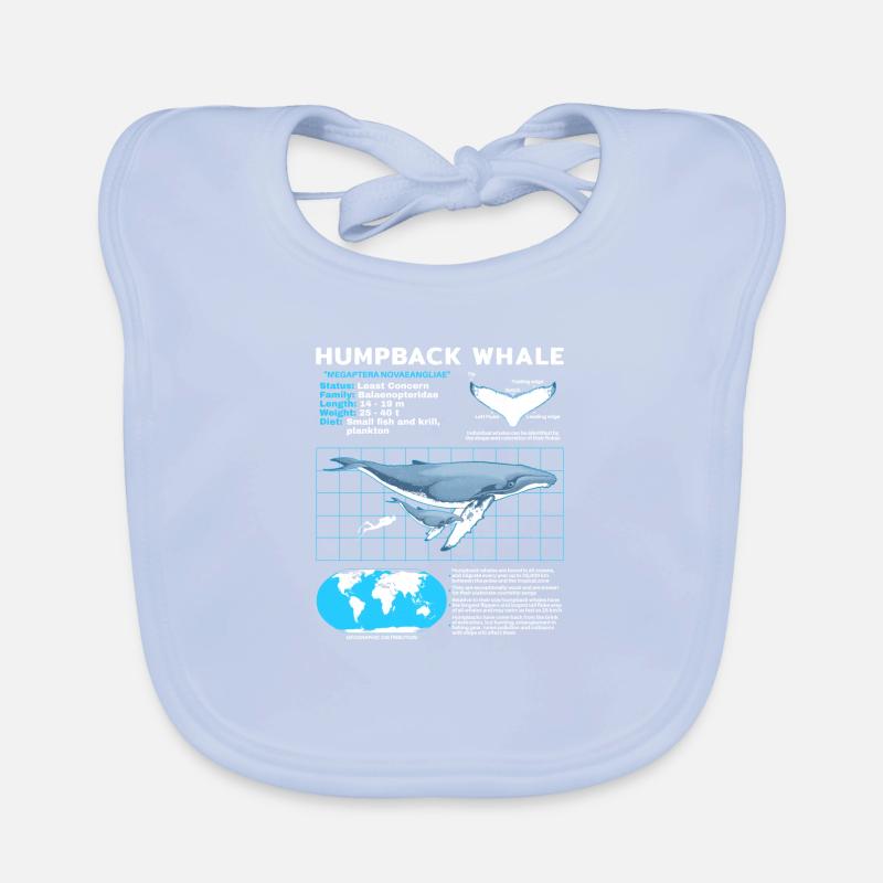 Buckelwal Datenblatt Baby Bio-Lätzchen