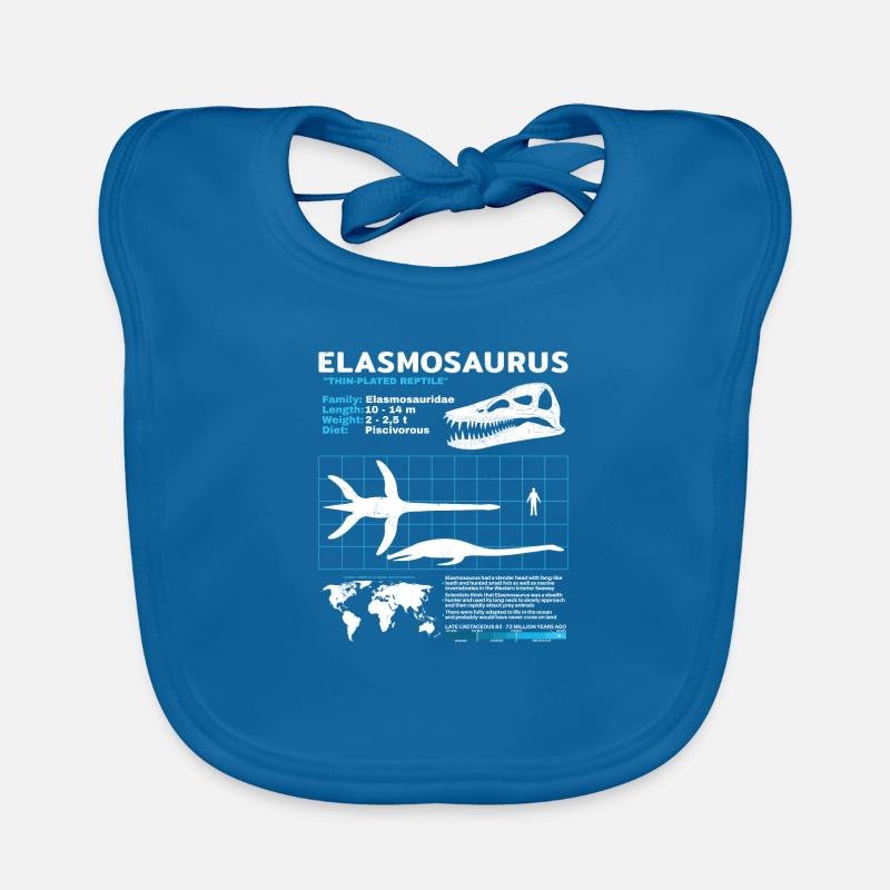 Fiche d’information sur Elasmosaurus Bavoir bio Bébé