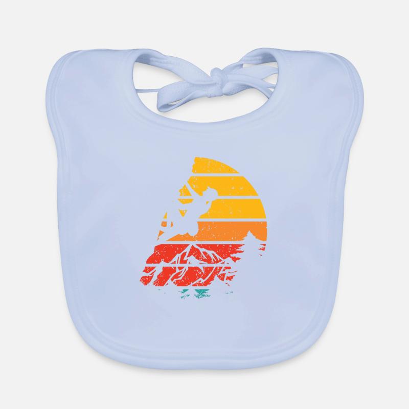 Wall Climbing Rock Climbing Organic Baby Bibs