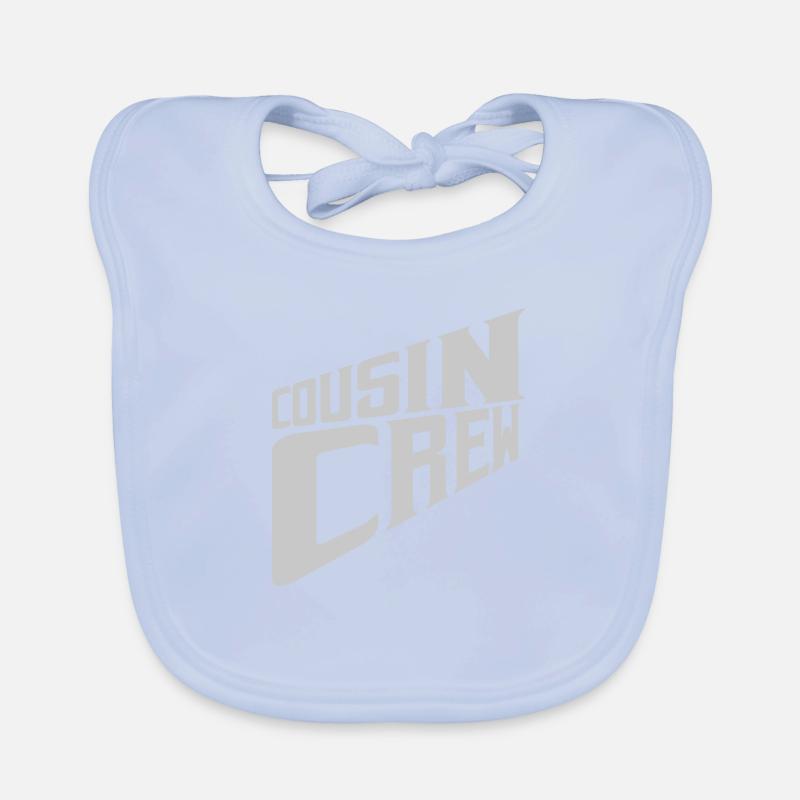 Logo Cousin Crew Team Organic Baby Bibs