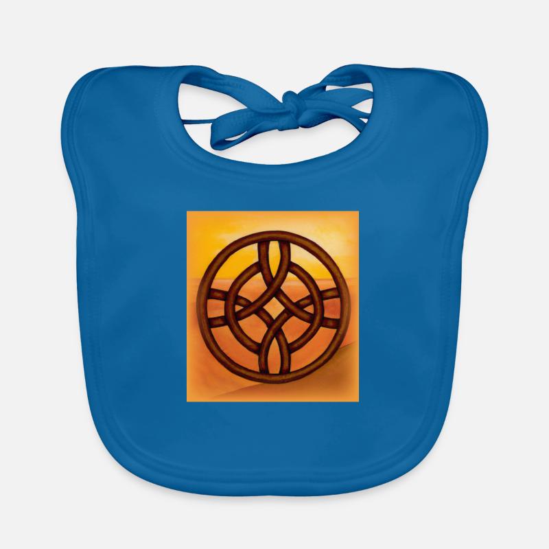 celtic cross Organic Baby Bibs