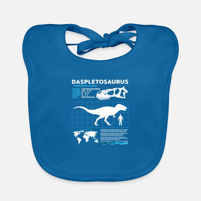 Fiche technique du Daspletosaurus Bavoir bio Bébé