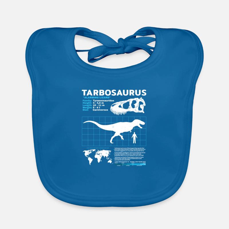 Fiche d’information sur Tarbosaurus Bavoir bio Bébé