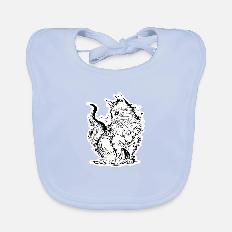 Katze Baby Bio-Lätzchen