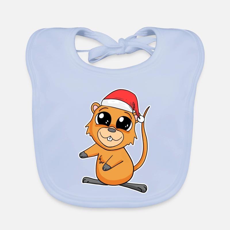 Cochon d’Inde Noël Bavoir bio Bébé