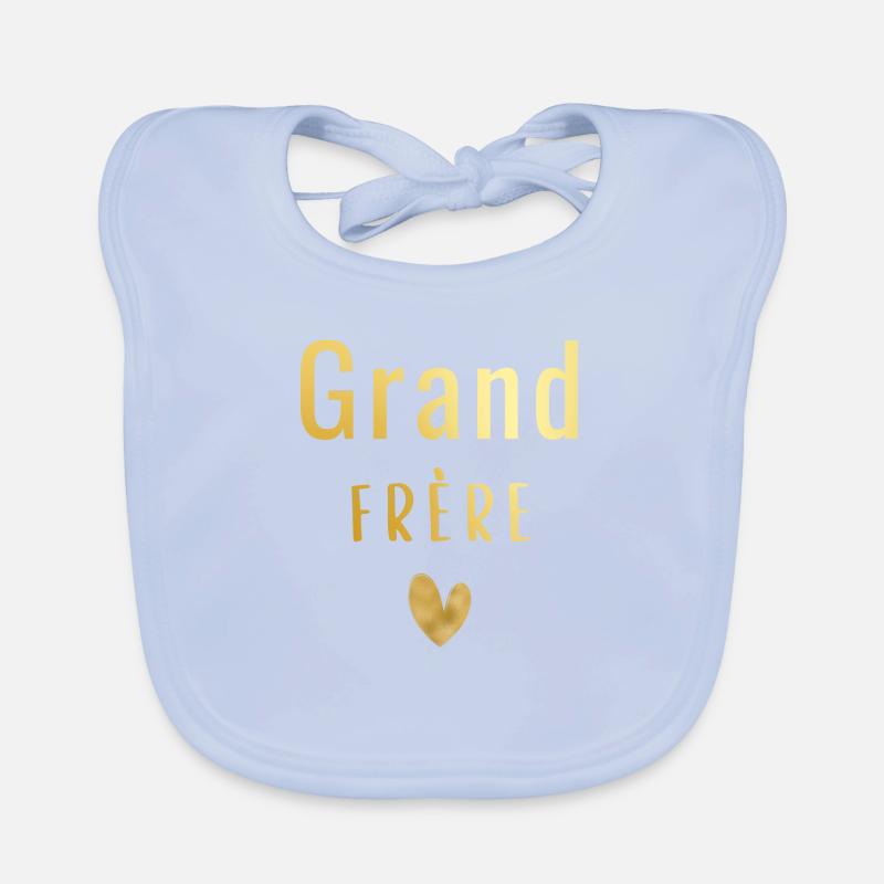 Grand frère-annonce grossesse Bavoir bio Bébé