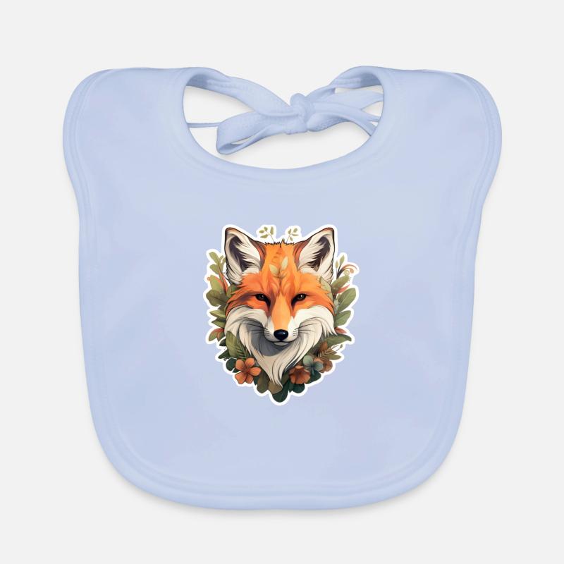 Fox's Head Organic Baby Bibs