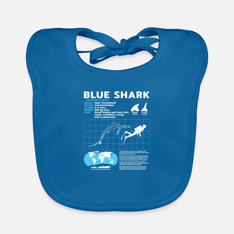 Blue Shark Datasheet Fact Sheet Organic Baby Bibs