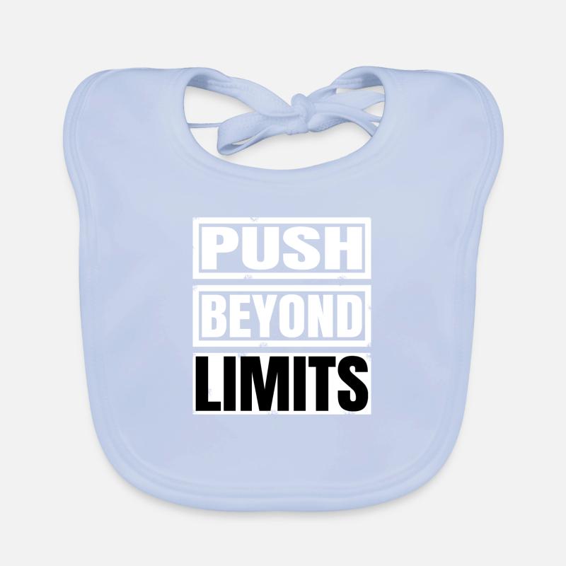 L’endurance dans le sport blague idée cadeau heureuse Bavoir bio Bébé