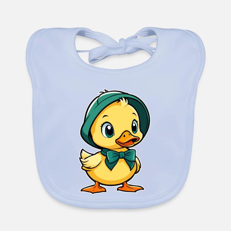 Petit canard mignon, bébé canard Bavoir bio Bébé