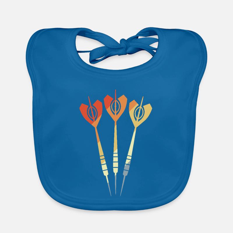 Fléchettes Vintage Bavoir bio Bébé
