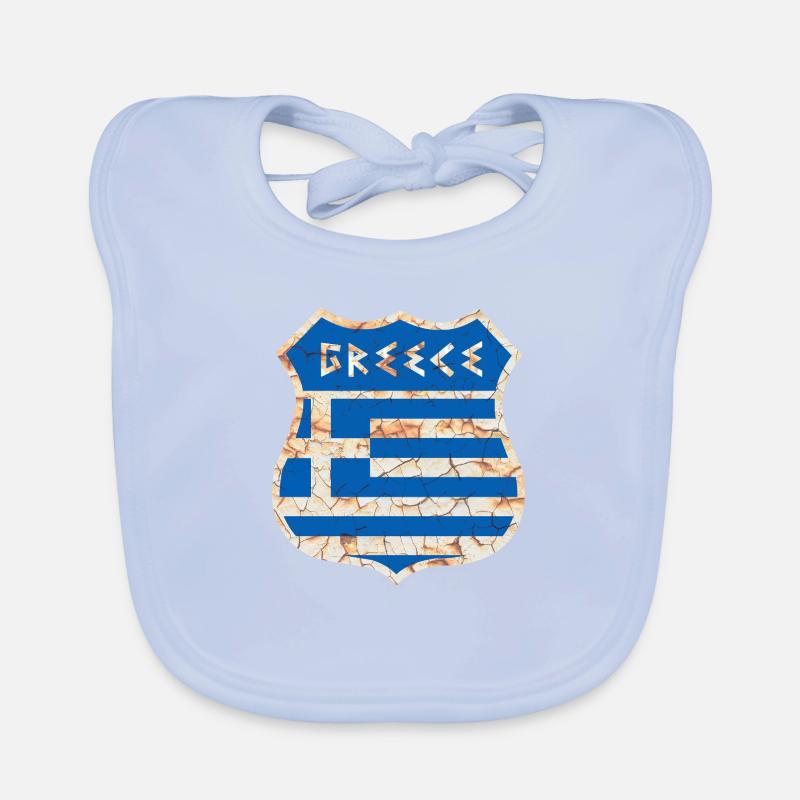 Grèce Bavoir bio Bébé