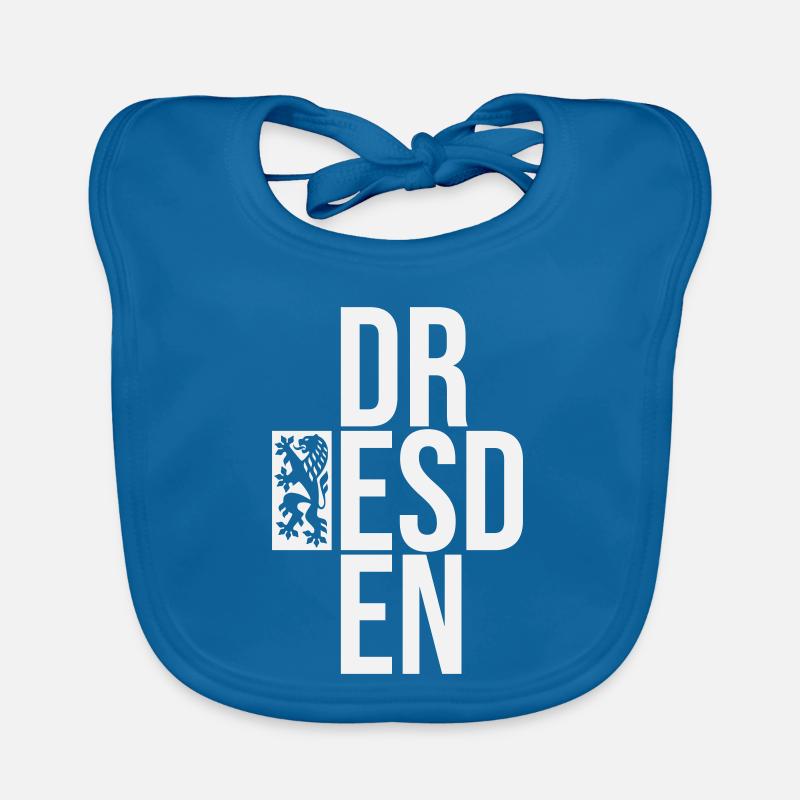 DR ESD EN - Baby Bio-Lätzchen - Pfauenblau