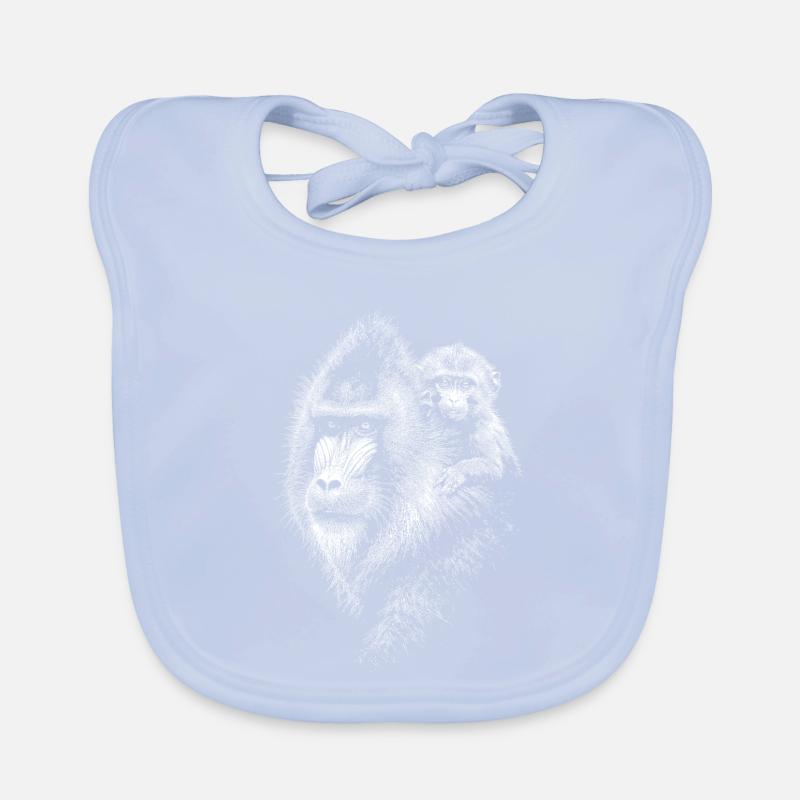 Mandrill Bavoir bio Bébé
