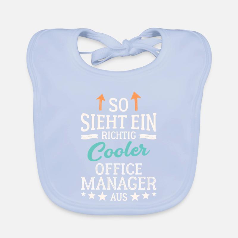 Cool Office Manager Team Leadership Office Bavoir bio Bébé