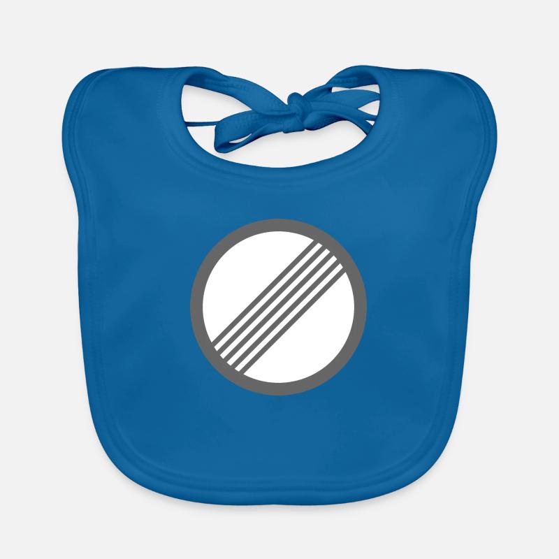 Panneau de signalisation autoroute sans vitesse Bavoir bio Bébé