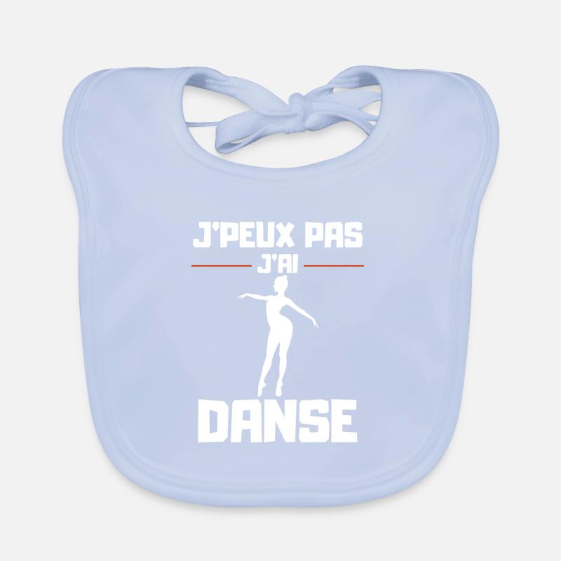 I Can't I Danced Organic Baby Bibs