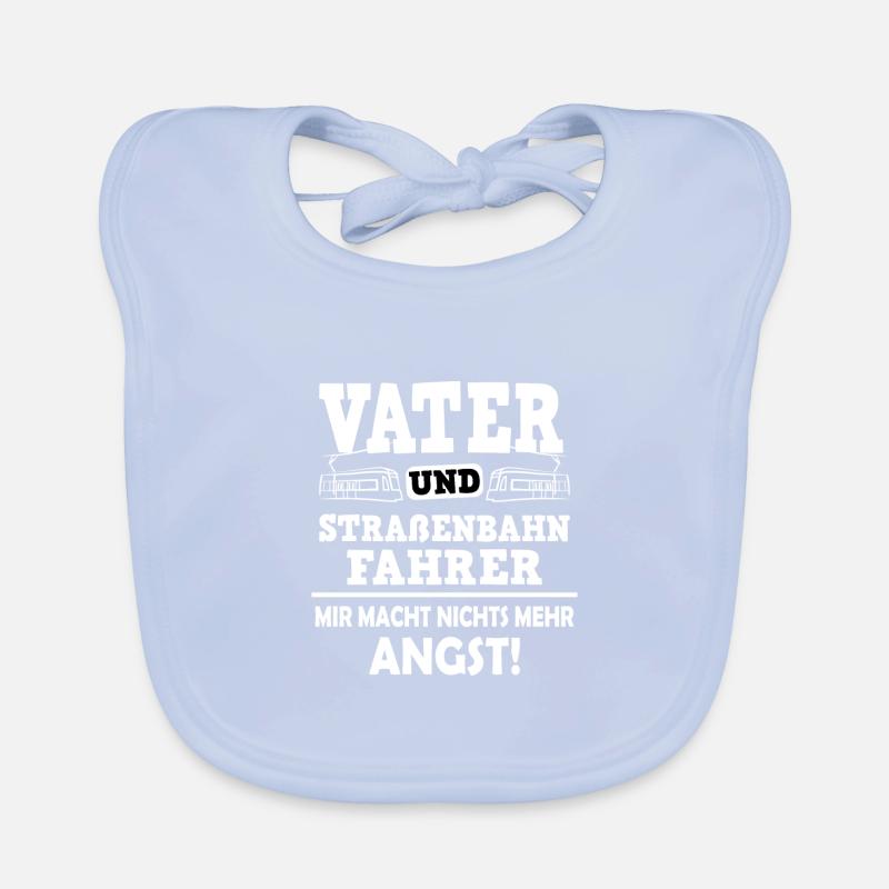 Straßenbahnfahrer Straßenbahn S-Bahn Baby Bio-Lätzchen