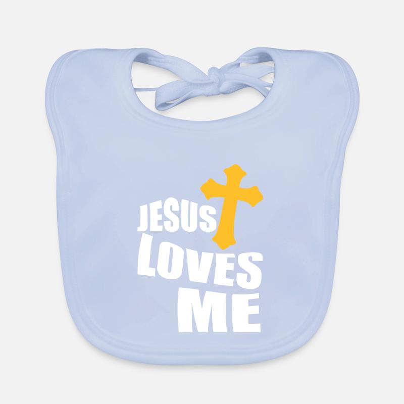 jésus m’aime Bavoir bio Bébé