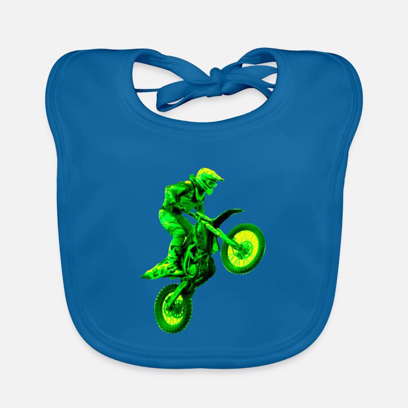 enduro grün Baby Bio-Lätzchen