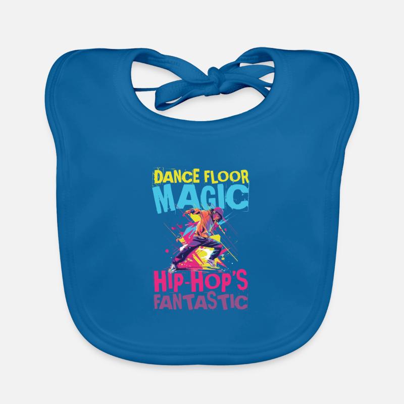 Dance Floor Magic Hip Hop's Fantastic Baby Bio-Lätzchen