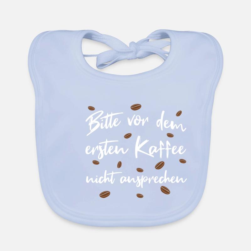 Bitte vor dem ersten Kaffee nicht ansprechen Baby Bio-Lätzchen