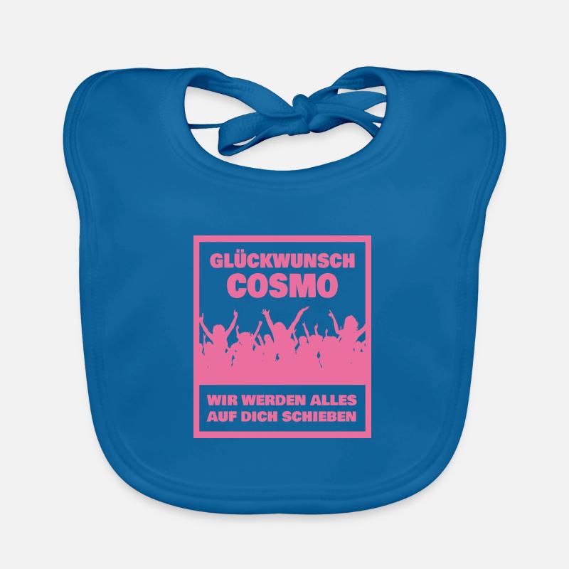 First name Cosmo Organic Baby Bibs