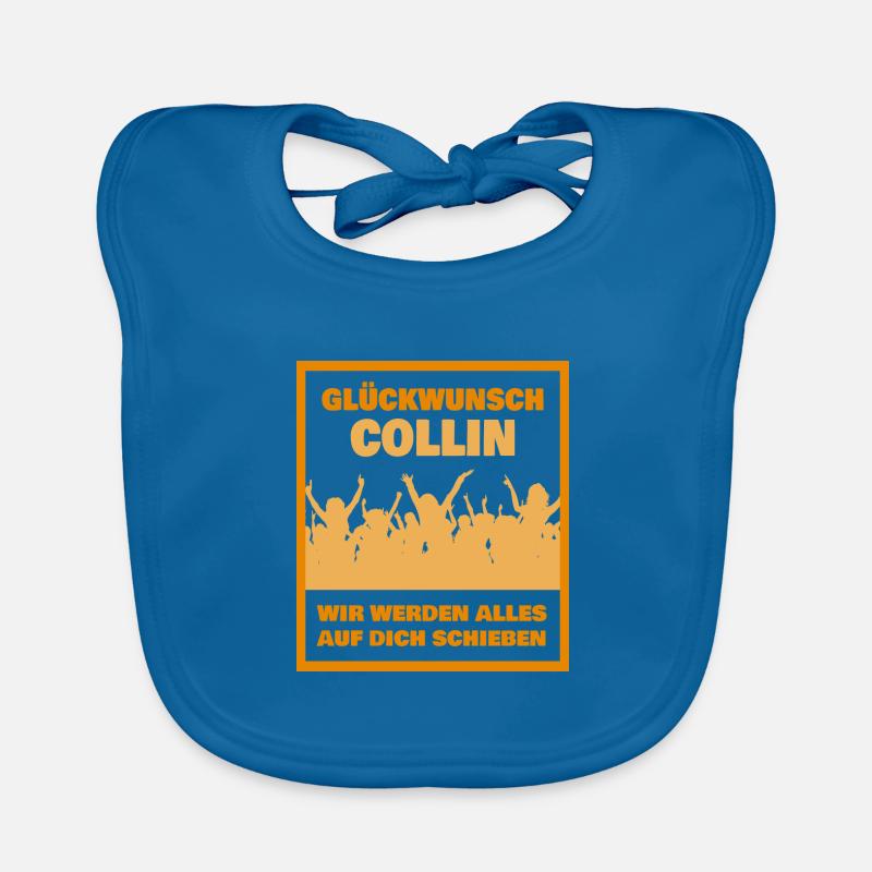 First name Collin Organic Baby Bibs