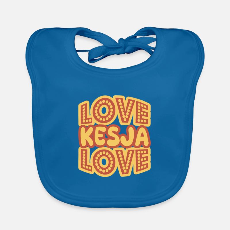 First name Kesja Organic Baby Bibs