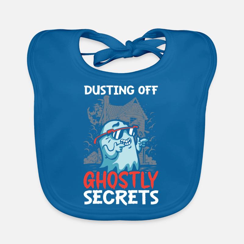 Dusting Ghostly Secrets Janitor Ha Organic Baby Bibs