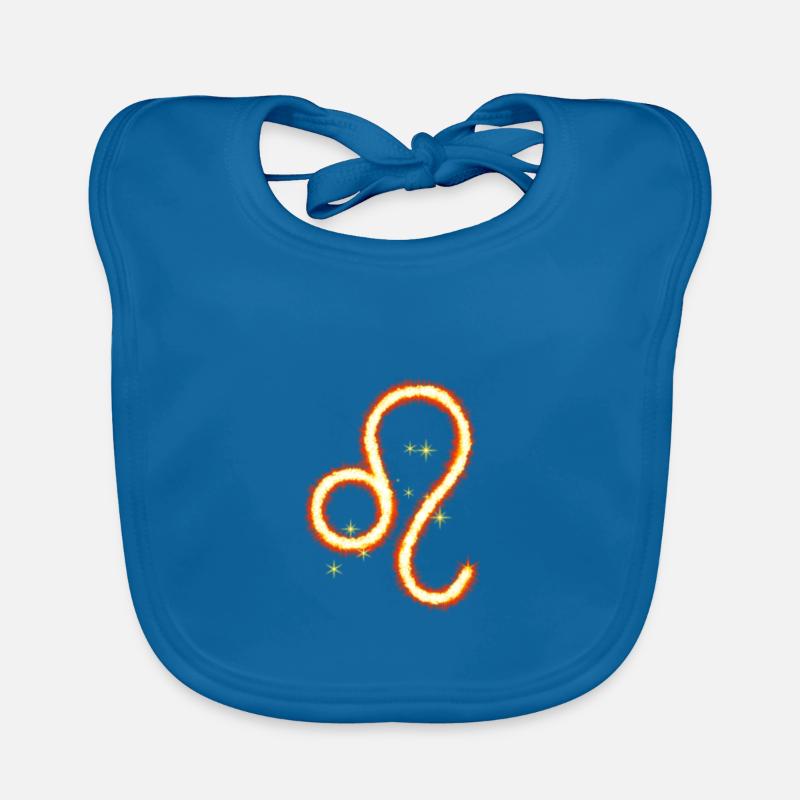 Löwe Symbol Sternzeichen Feuer Baby Bio-Lätzchen