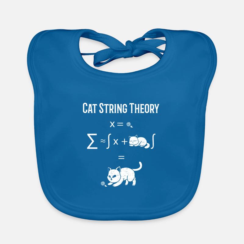 Cat String Theory - Wissenschaften Baby Bio-Lätzchen