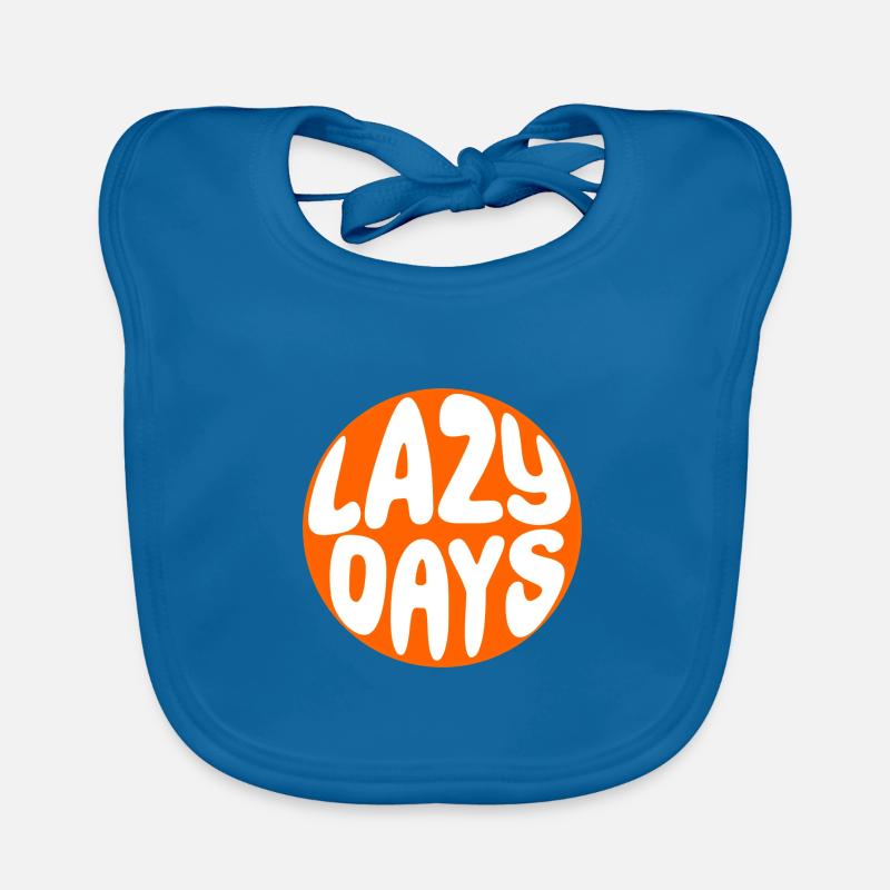 Lazy Days Geschenk Geschenkidee Chillen Relax Baby Bio-Lätzchen