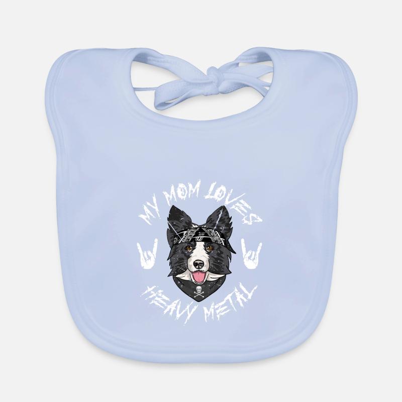 BORDER COLLIE Baby Bio-Lätzchen