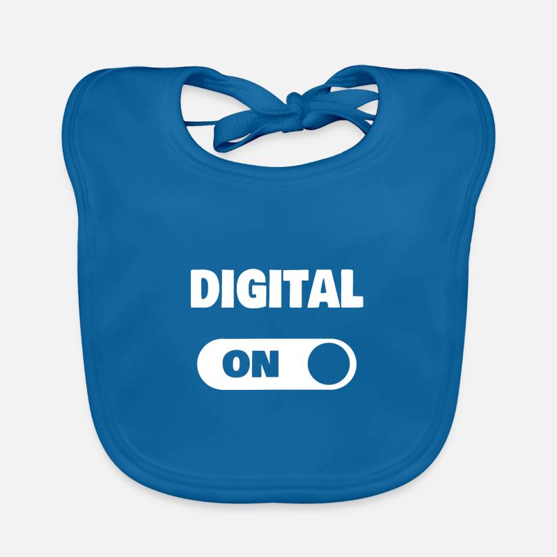 On digital for digitalization Organic Baby Bibs