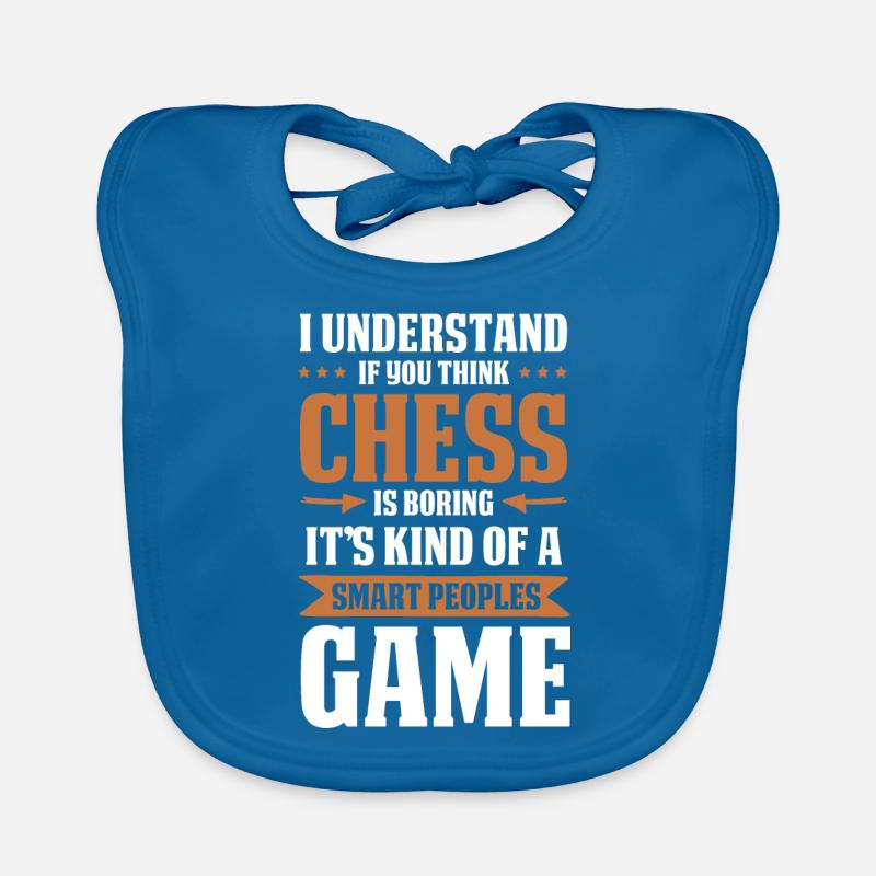 chess chess Organic Baby Bibs