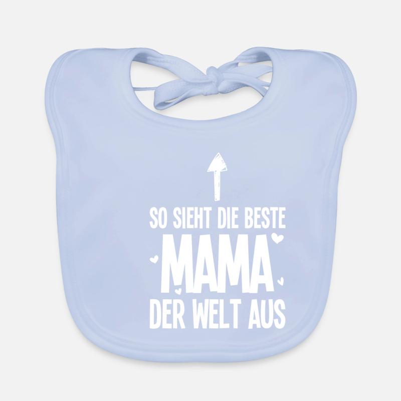 So sieht die beste Mama der Welt aus Baby Bio-Lätzchen