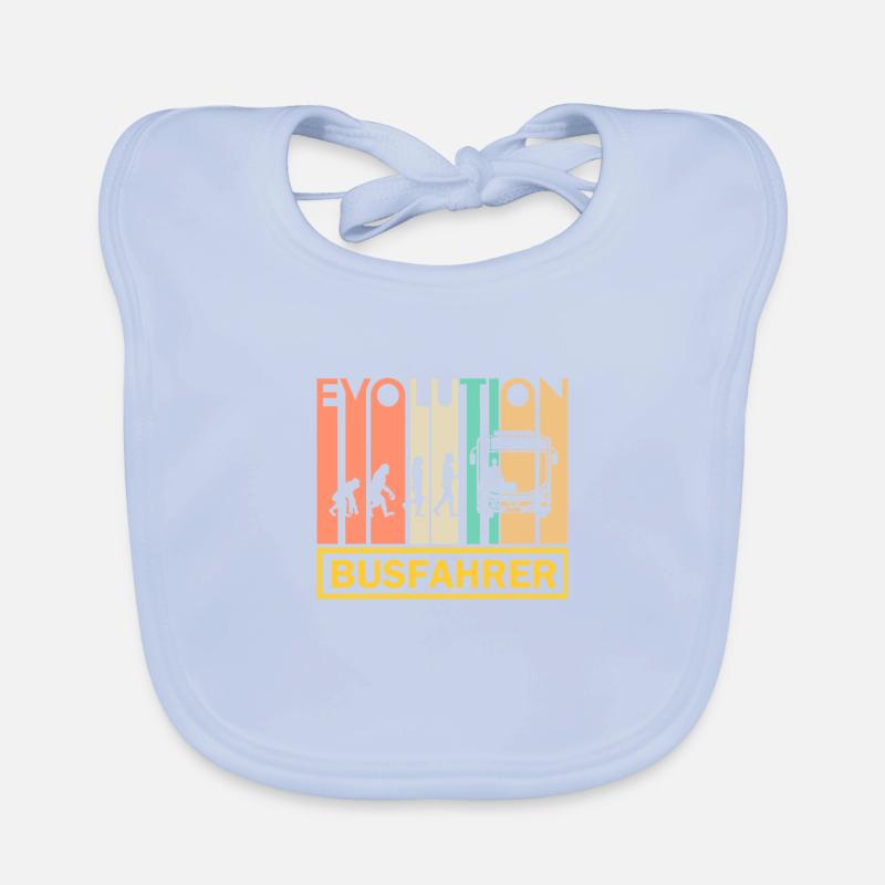 Busfahrer Beruf Geschenk · Evolution Baby Bio-Lätzchen