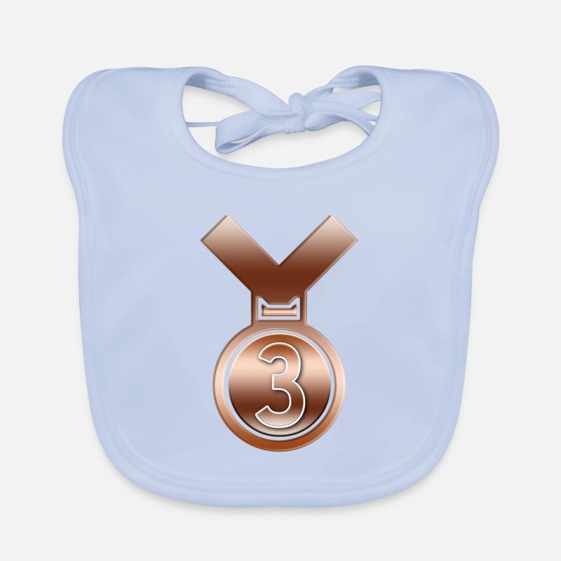 3. Platz Bronzemedaille Baby Bio-Lätzchen