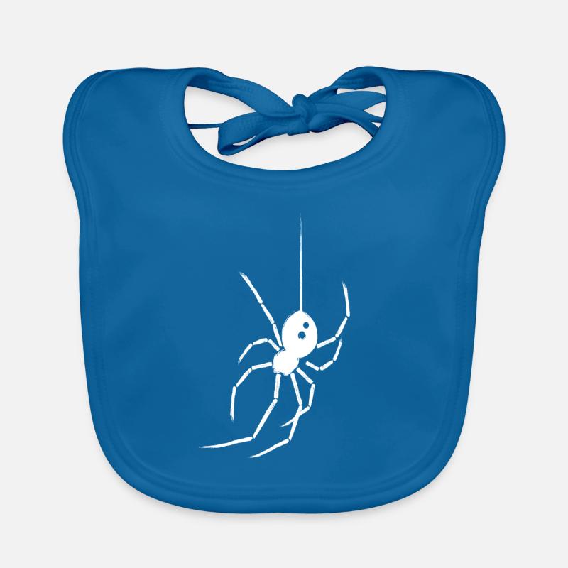 Spider Black Widow Organic Baby Bibs