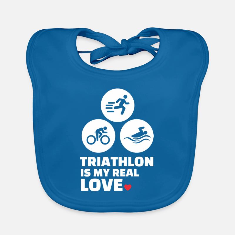 I love triathlon Organic Baby Bibs