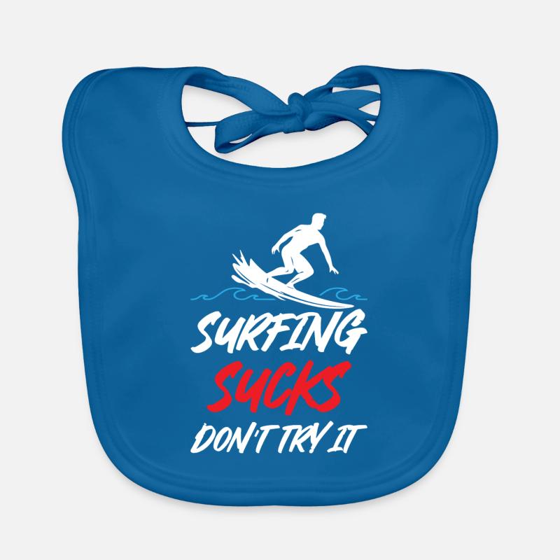 Le surf craint, n’essayez pas Bavoir bio Bébé