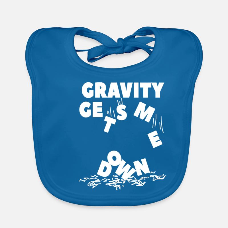 Gravity Physics - Gravity Physics - Say nerd Organic Baby Bibs