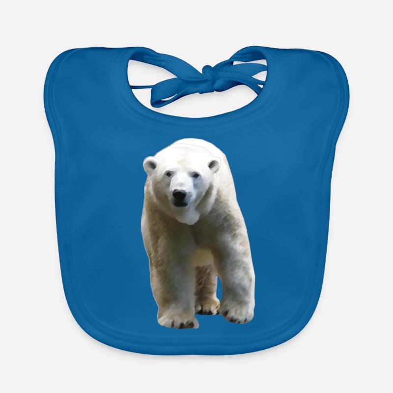 Polar Bear - Eisbär Baby Bio-Lätzchen
